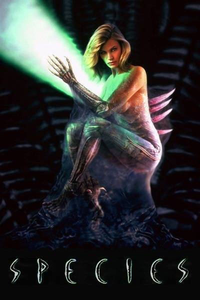 Species Hindi Dubbed Movie Poster (1995)