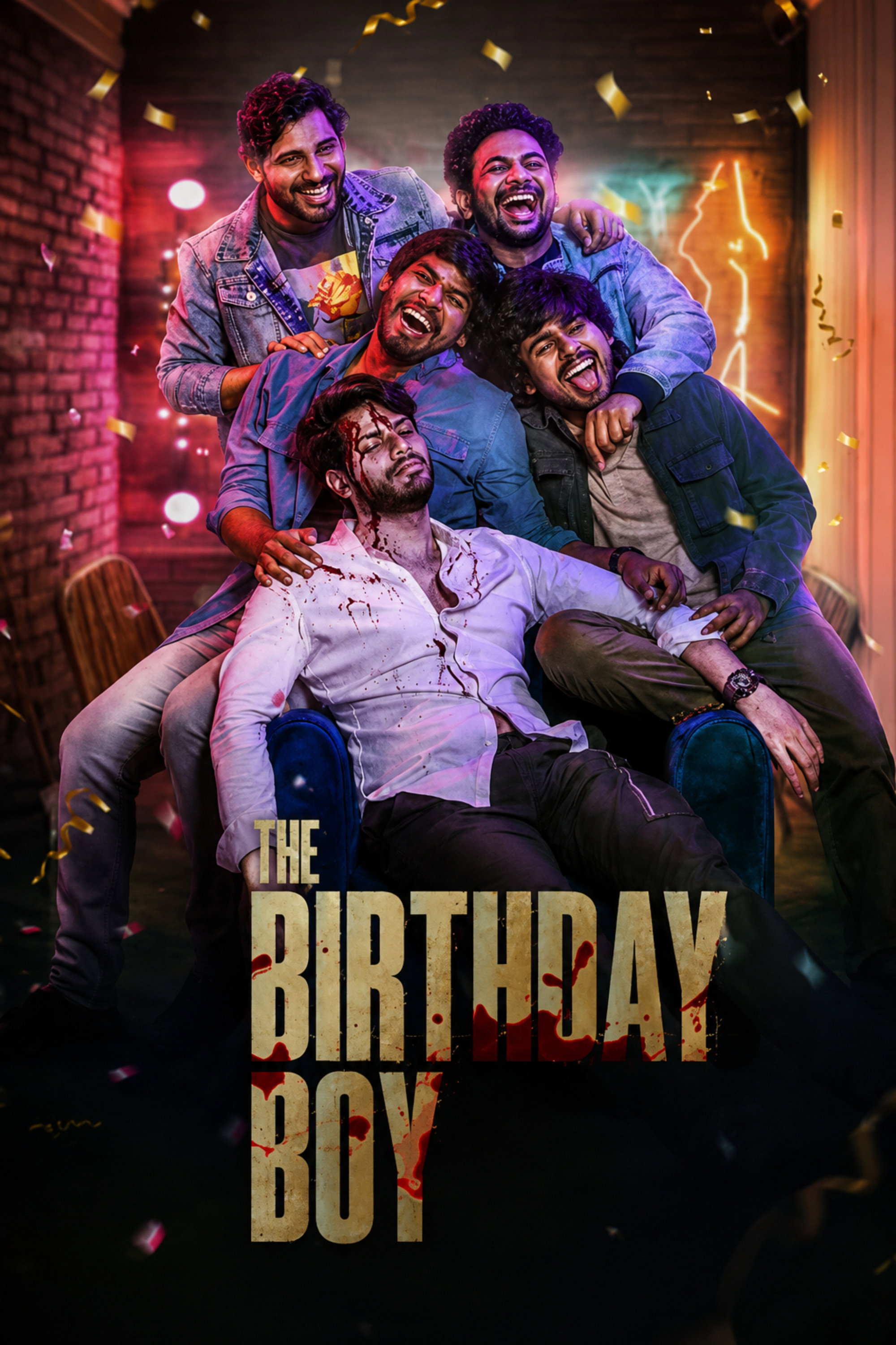 The Birthday Boy Hindi Dubbed Movie Poster (2024)