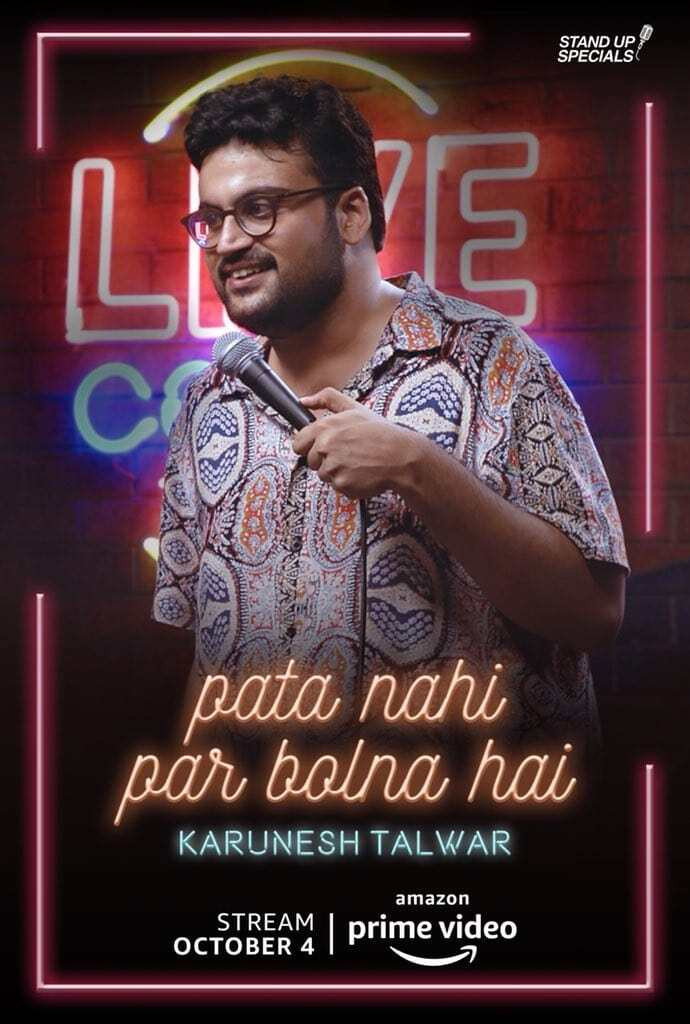 Pata Nahi Par Bolna Hai: A Comedy Special by Karunesh Talwar Hindi Dubbed Movie Poster (2019)