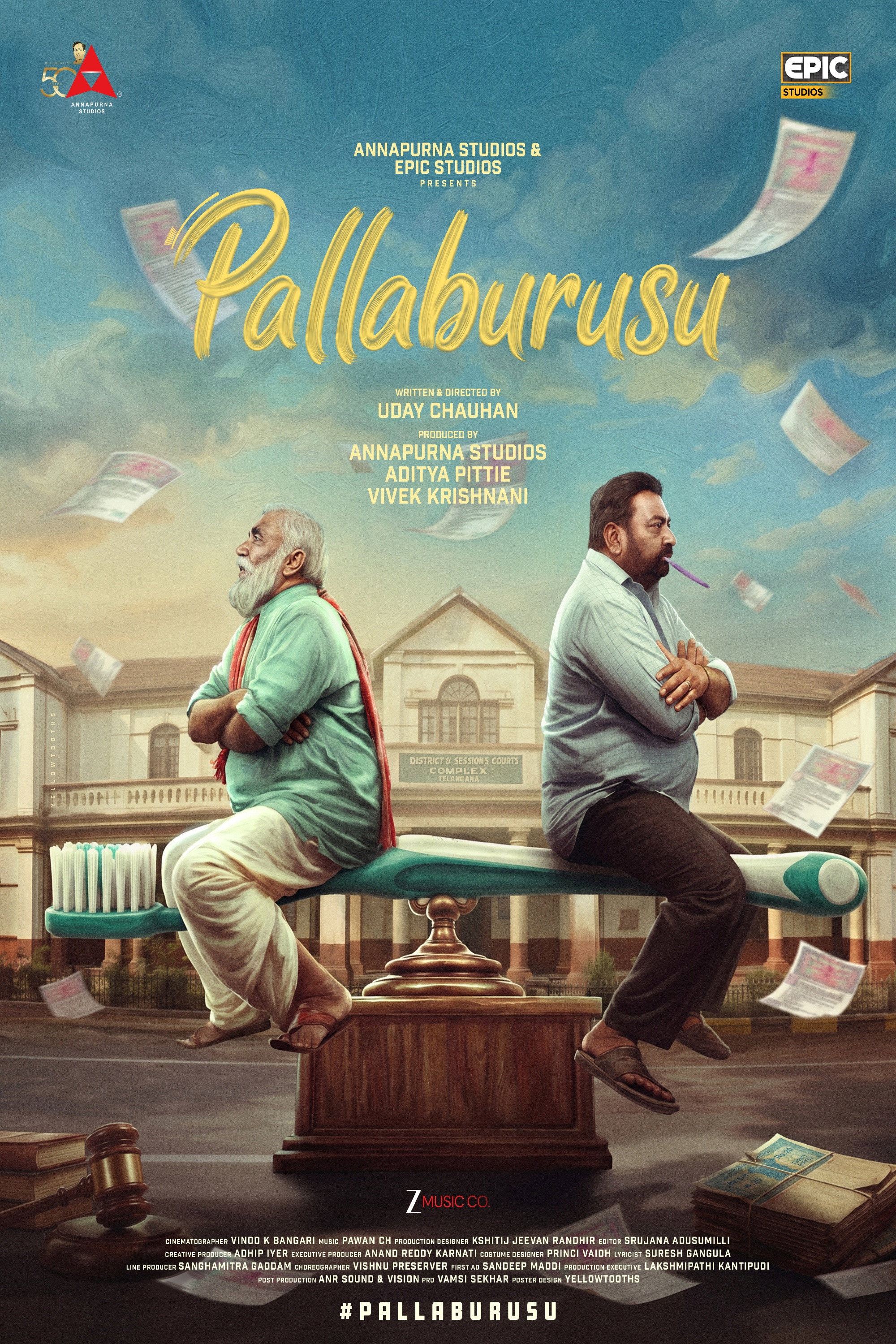 Pallaburusu Hindi Dubbed Movie Poster (2026)